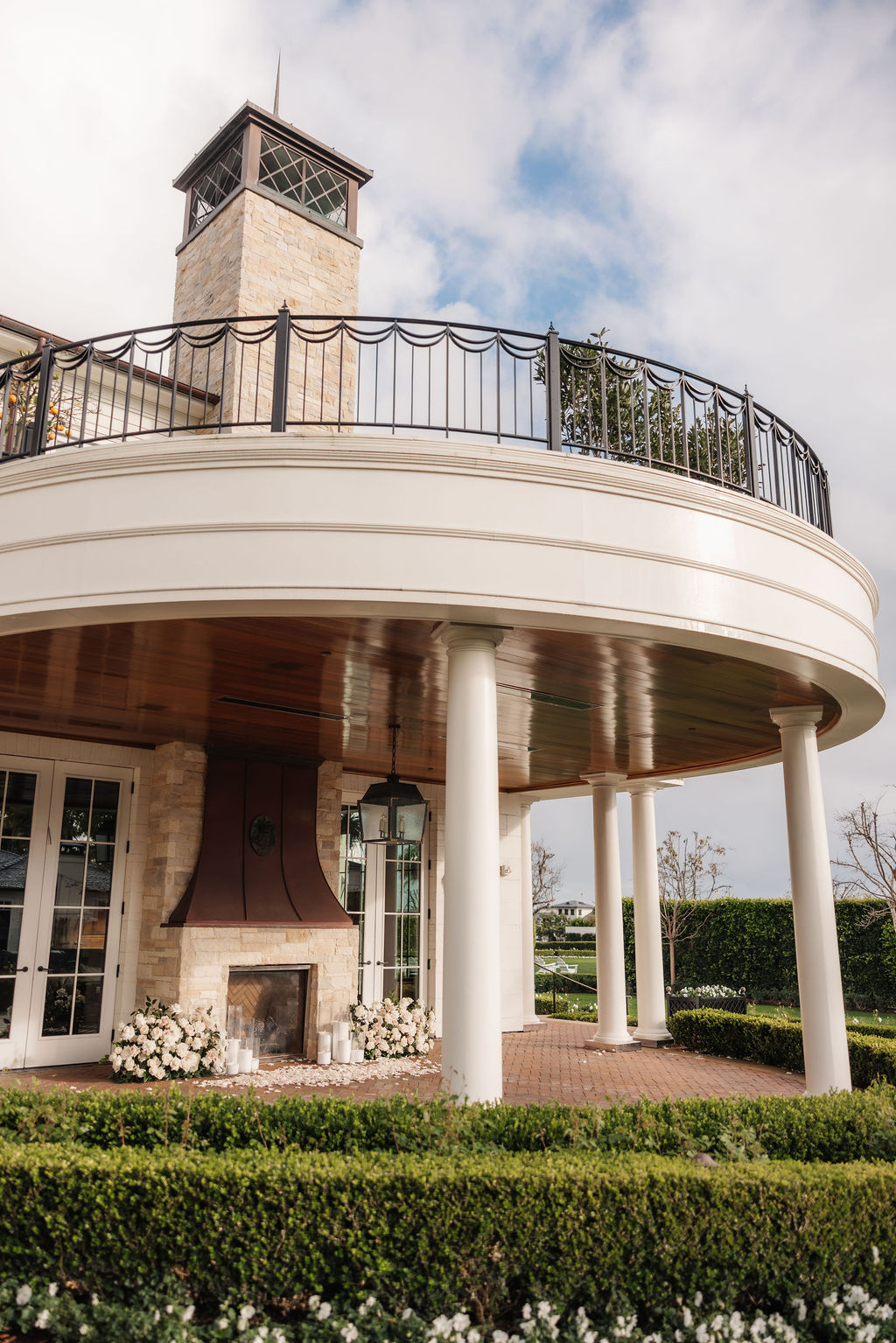 Wide angle shot of the complete luxury proposal design at Rosewood Miramar