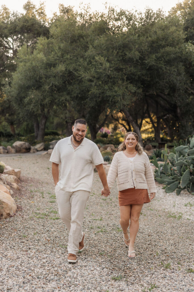 Engagement photos at Taft Gardens with Ojai Photographer