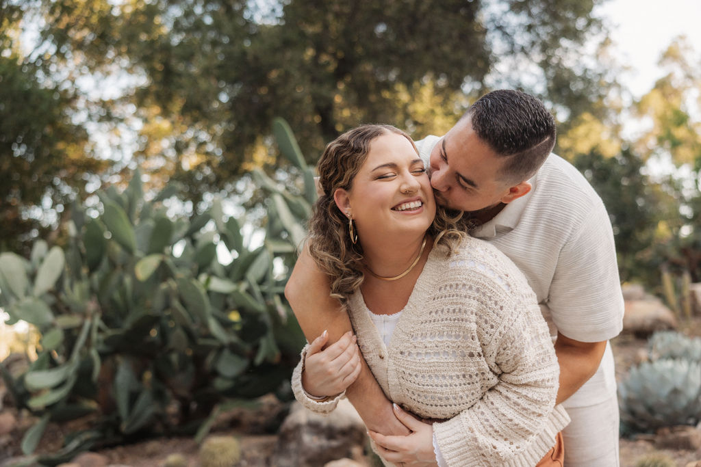 Ojai engagement photography at Taft Gardens